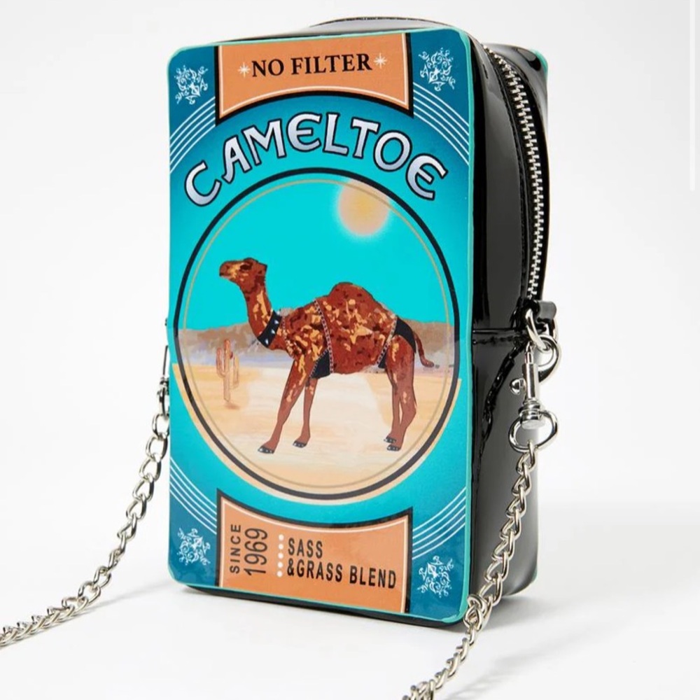 Blue and Black Women's Bag